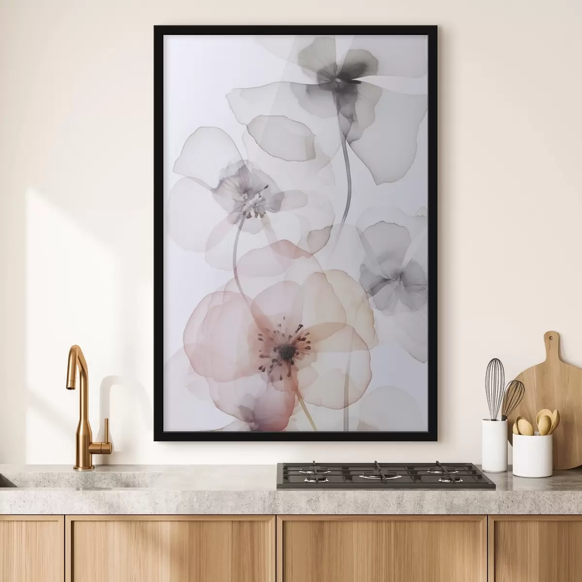 Poster Flores imitación acuarela f45681