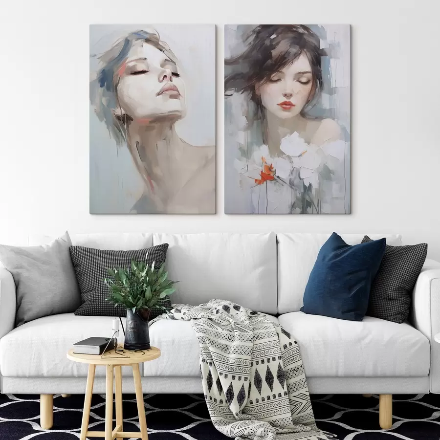 murales de pared Retrato de mujer m00675