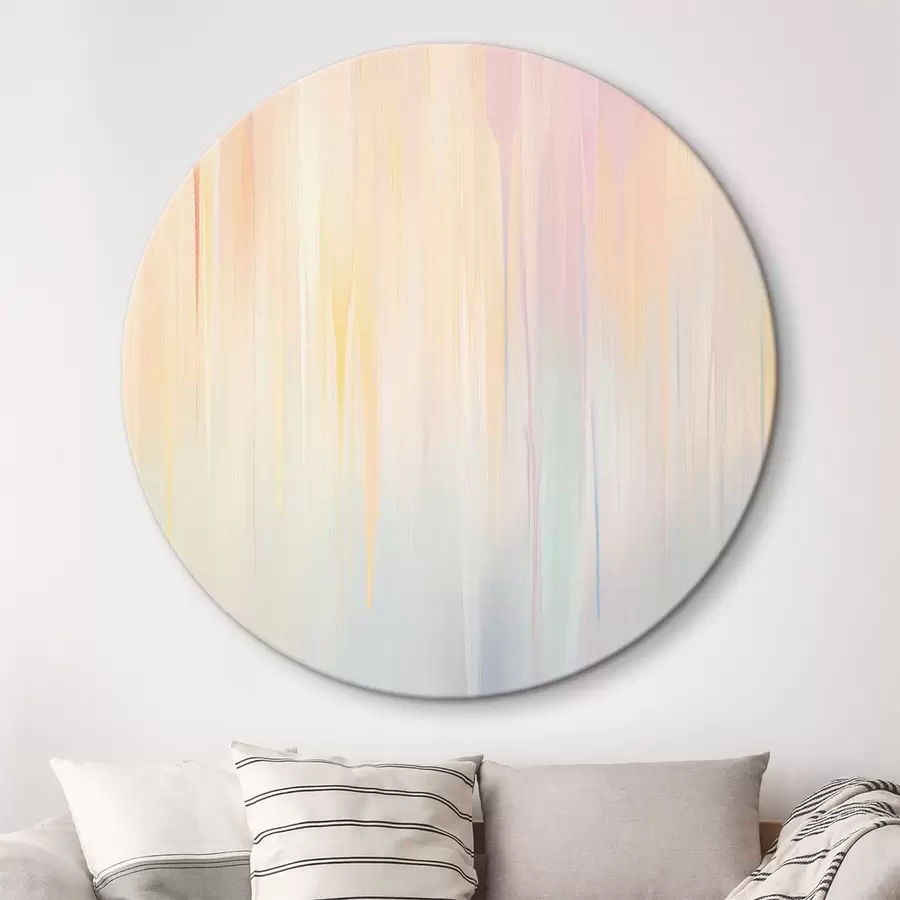 murales de pared Rayas verticales abstractas en tonos pastel r45508