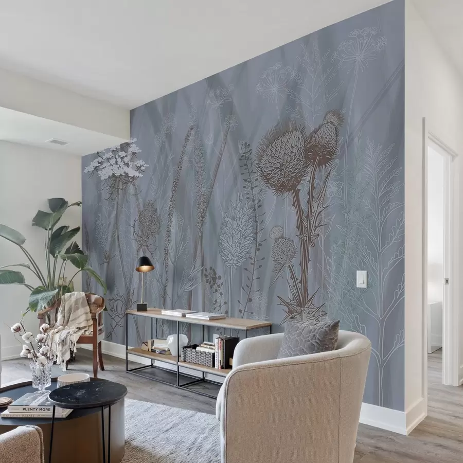 murales de pared Hierbas y herbarios w04473v1