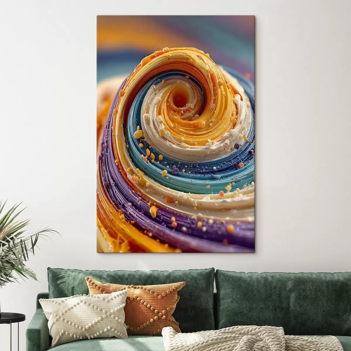 murales de pared Remolino multicolor s45639