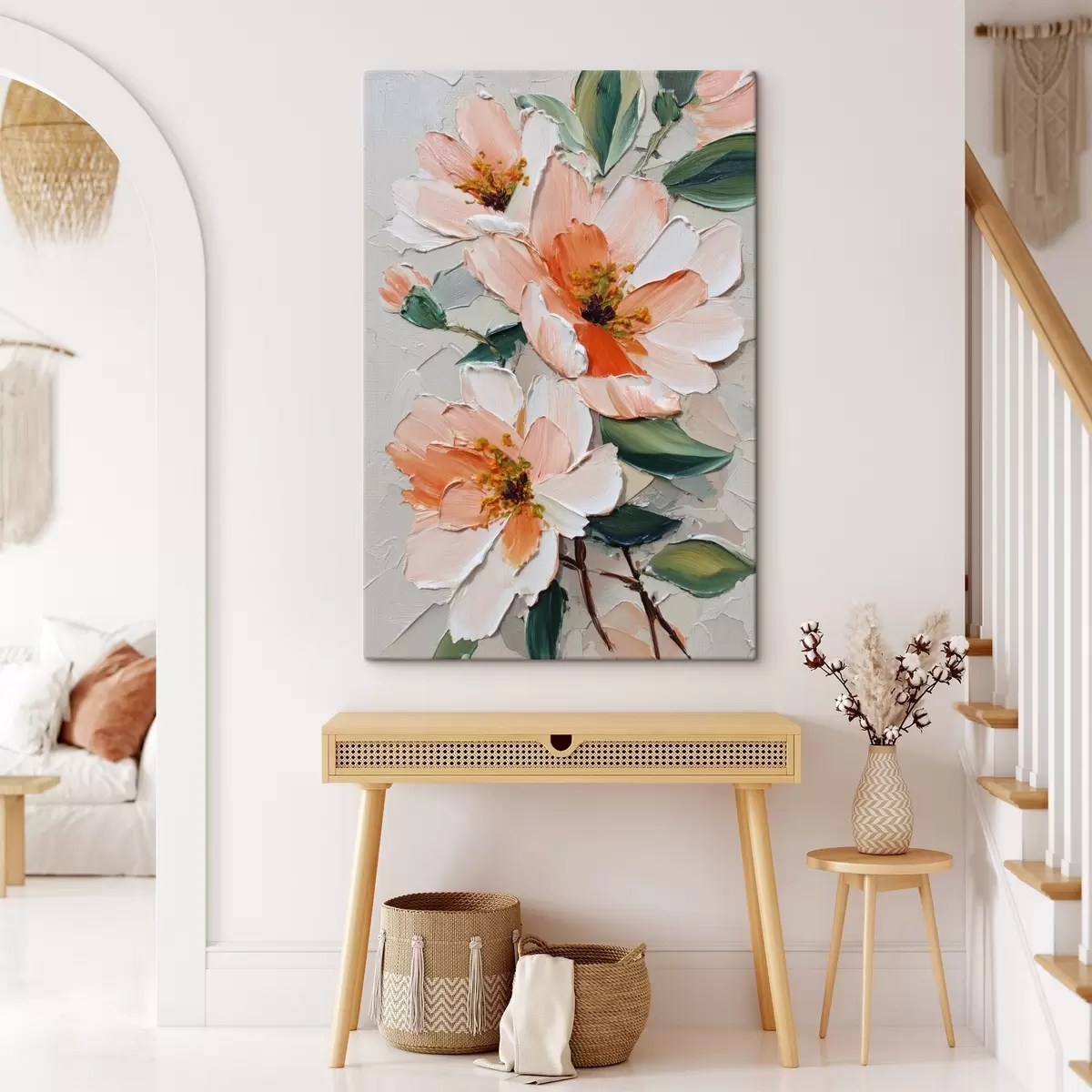 murales de pared Composición floral al óleo s45646