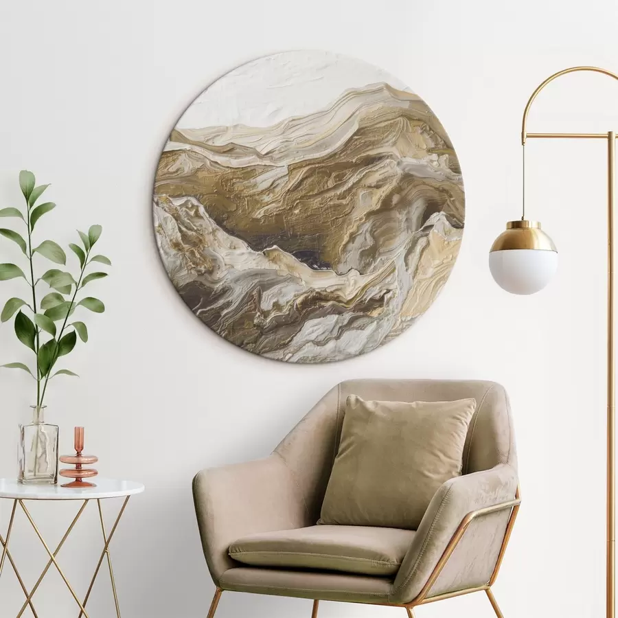 murales de pared Paisaje abstracto de montaña r45750