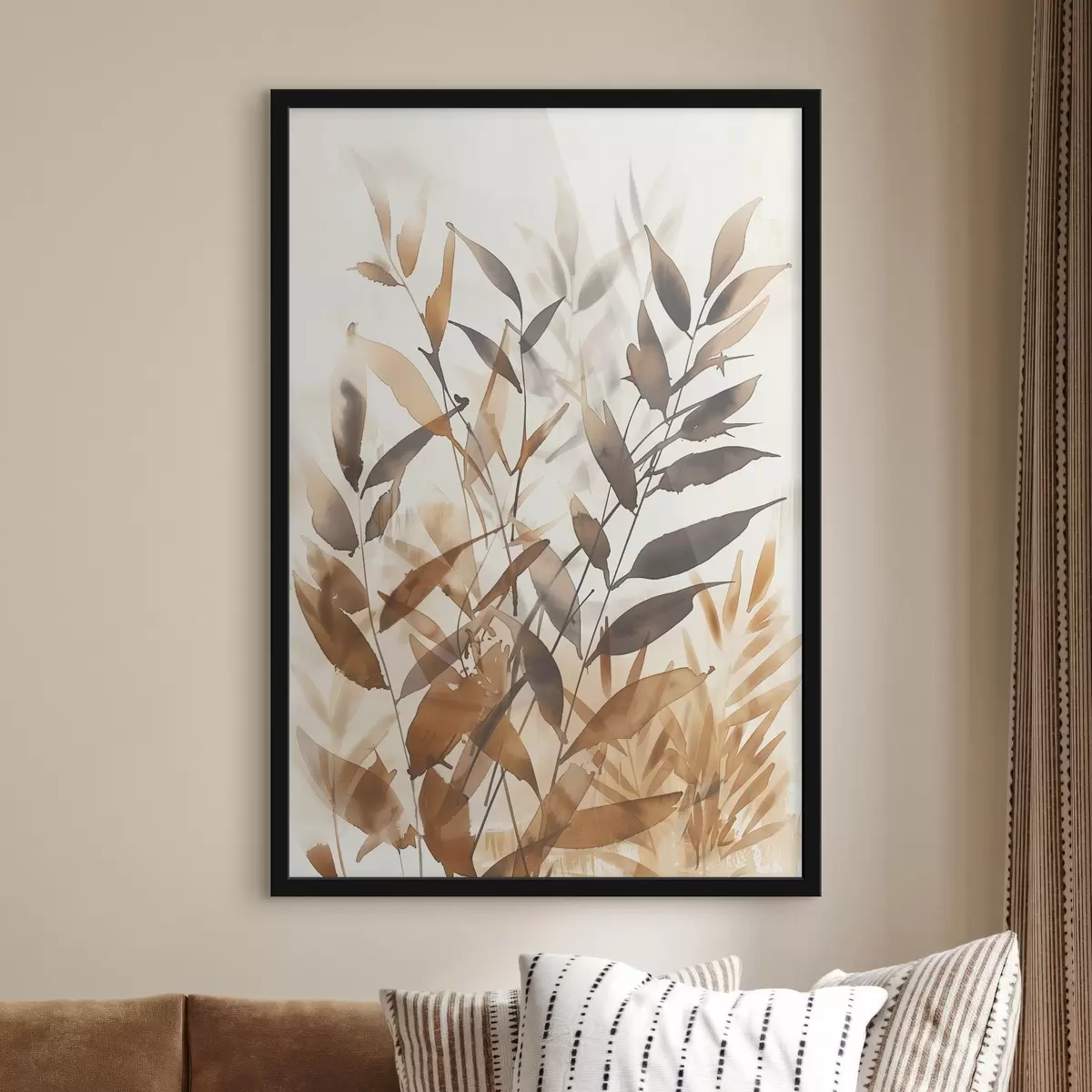 Poster Delicadas ramas de hojas f45747