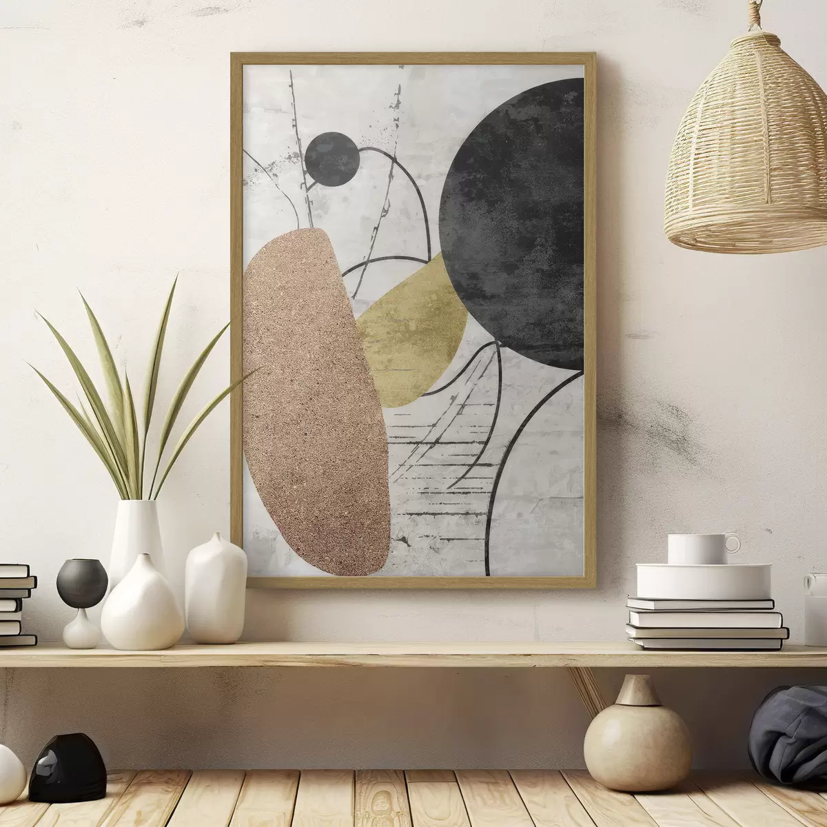 Poster Abstracto contemporáneo f45751