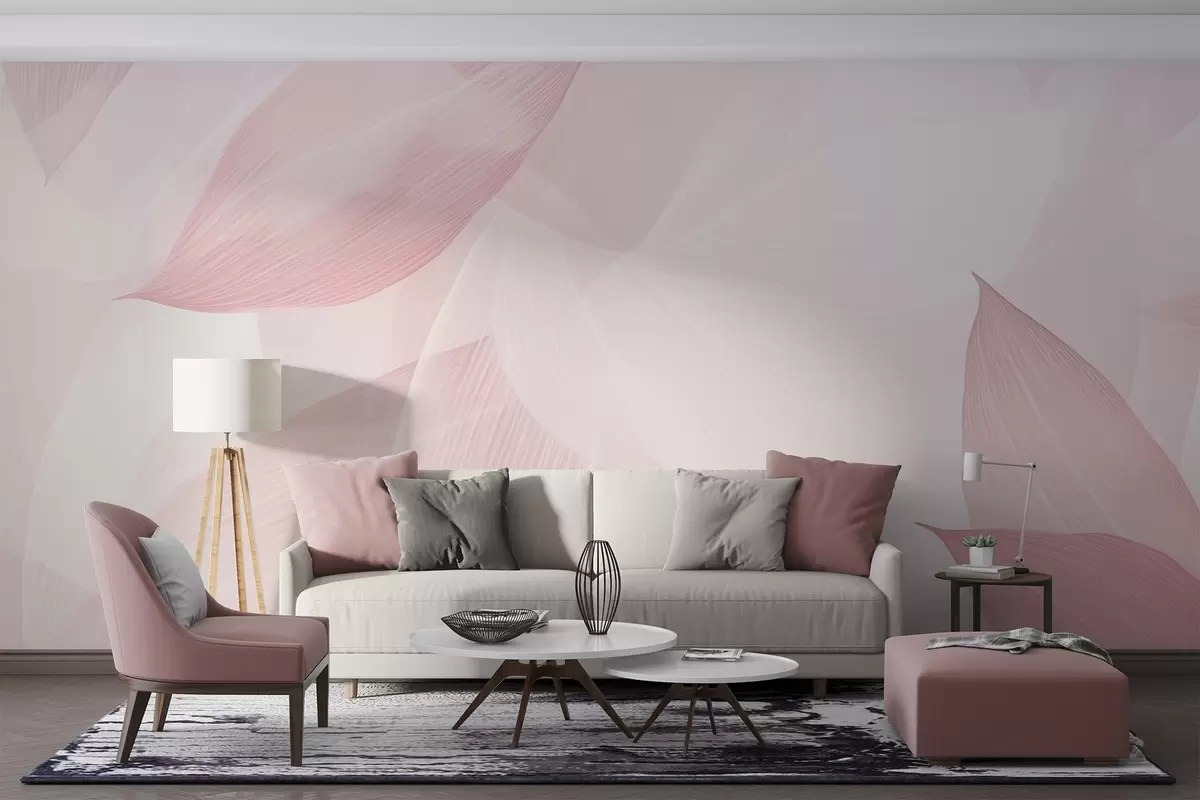 murales de pared Hojas afiladas w04517