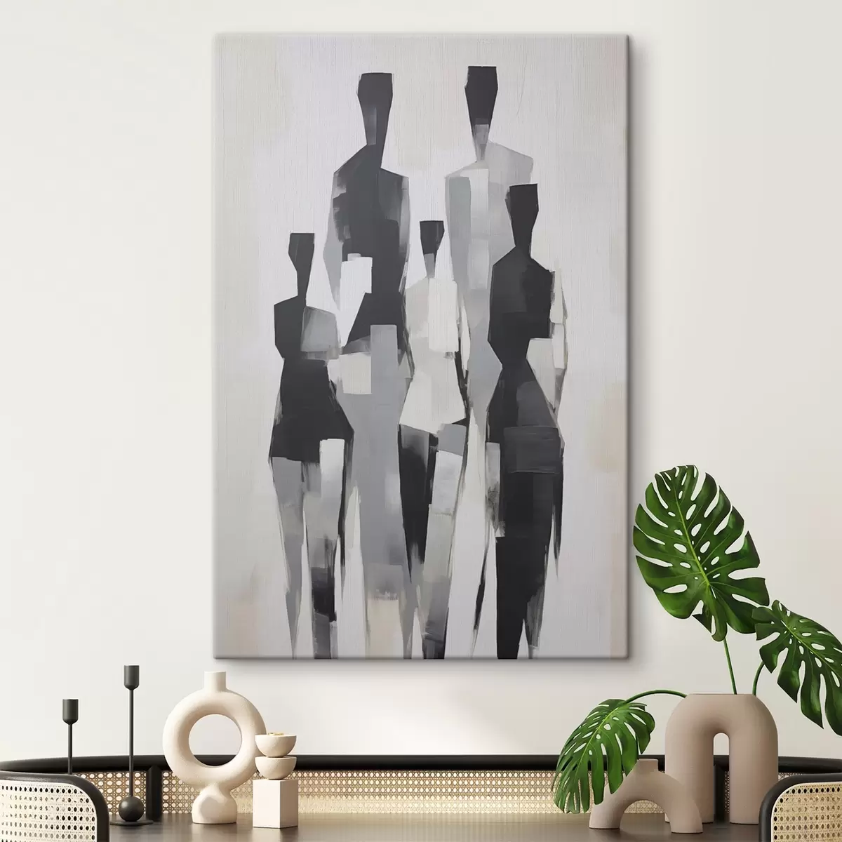 murales de pared siluetas abstractas s45759