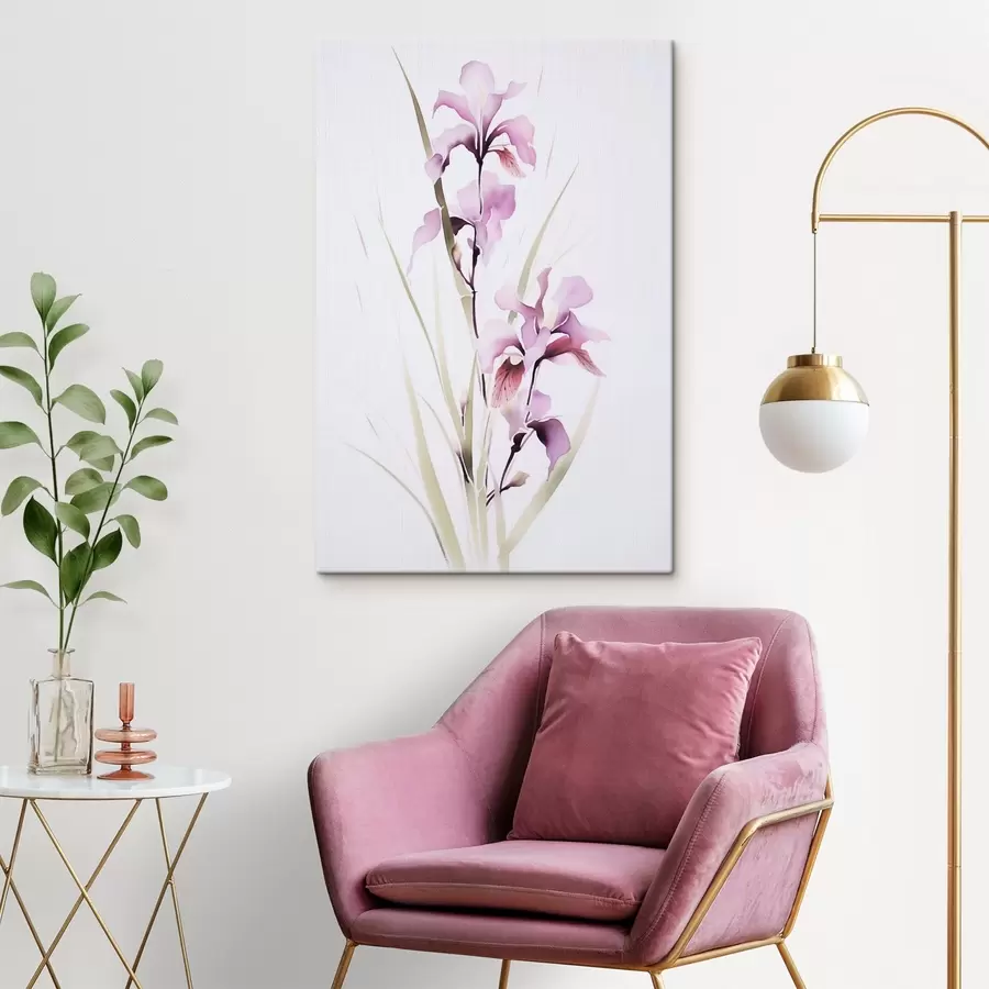 murales de pared Flores imitación acuarela s45763