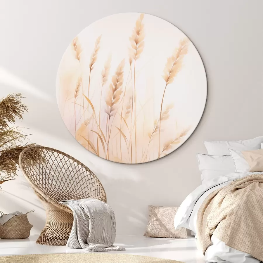 murales de pared Espiguillas imitación acuarela r45761