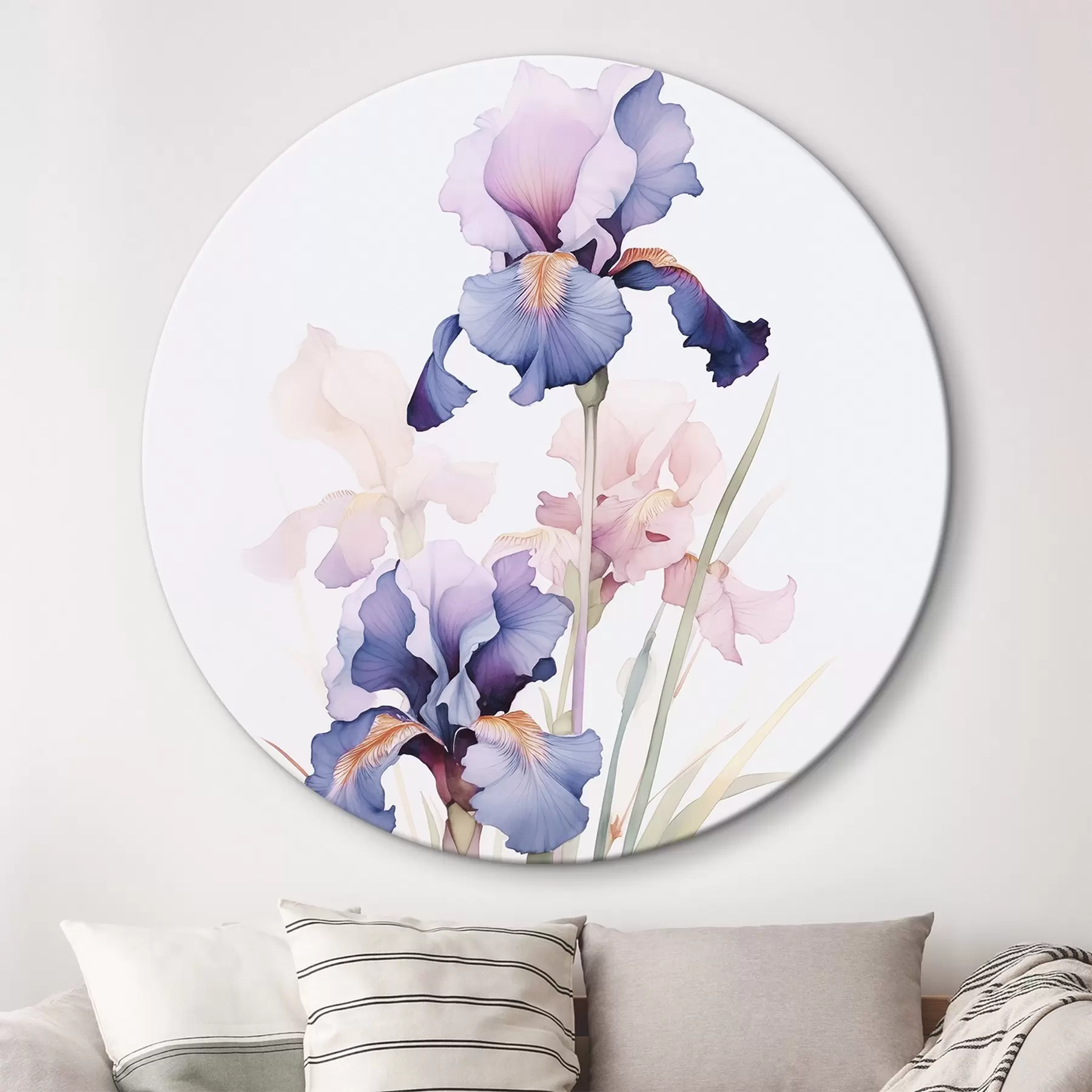 murales de pared Iris imitación acuarela r45762