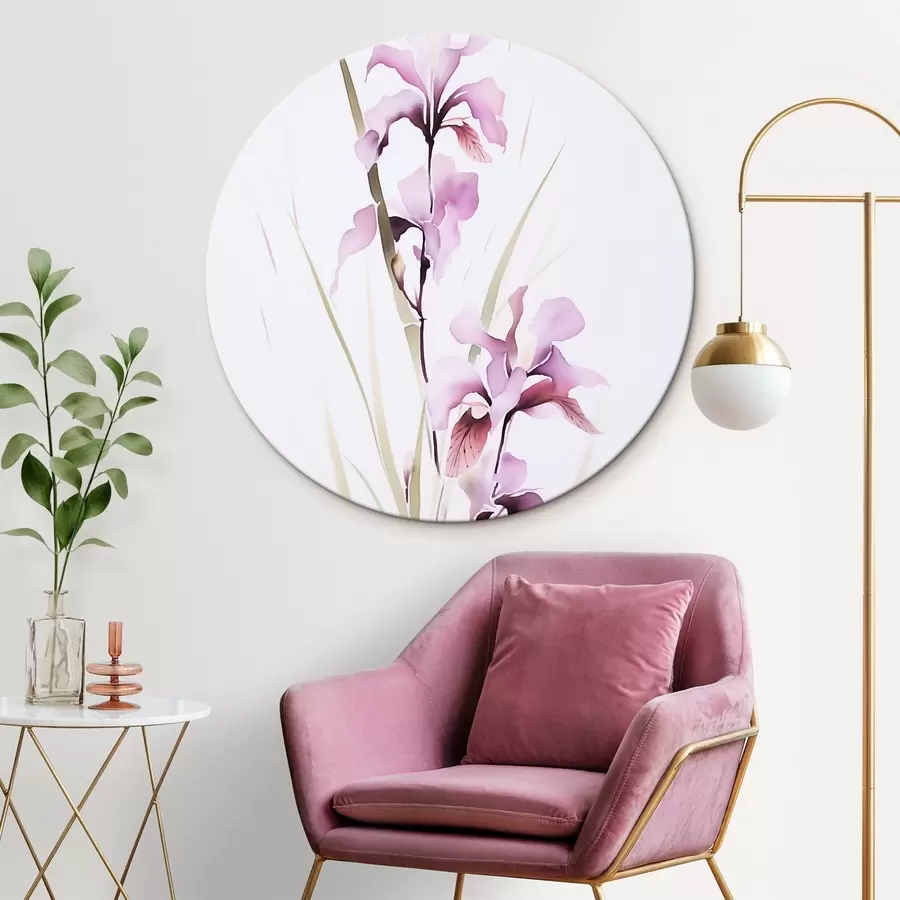 murales de pared Flores imitación acuarela r45763