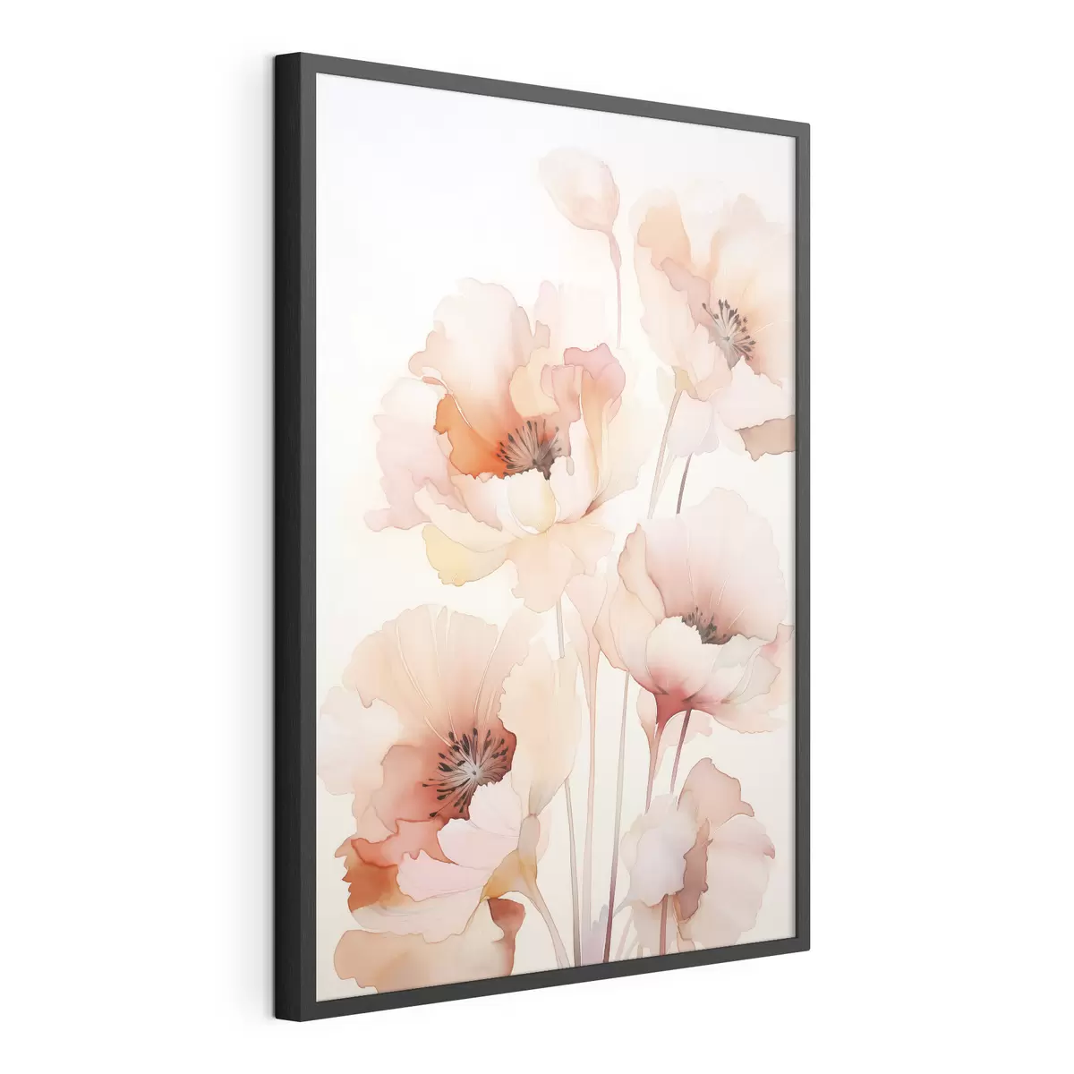 Poster Amapolas imitación acuarela f45760