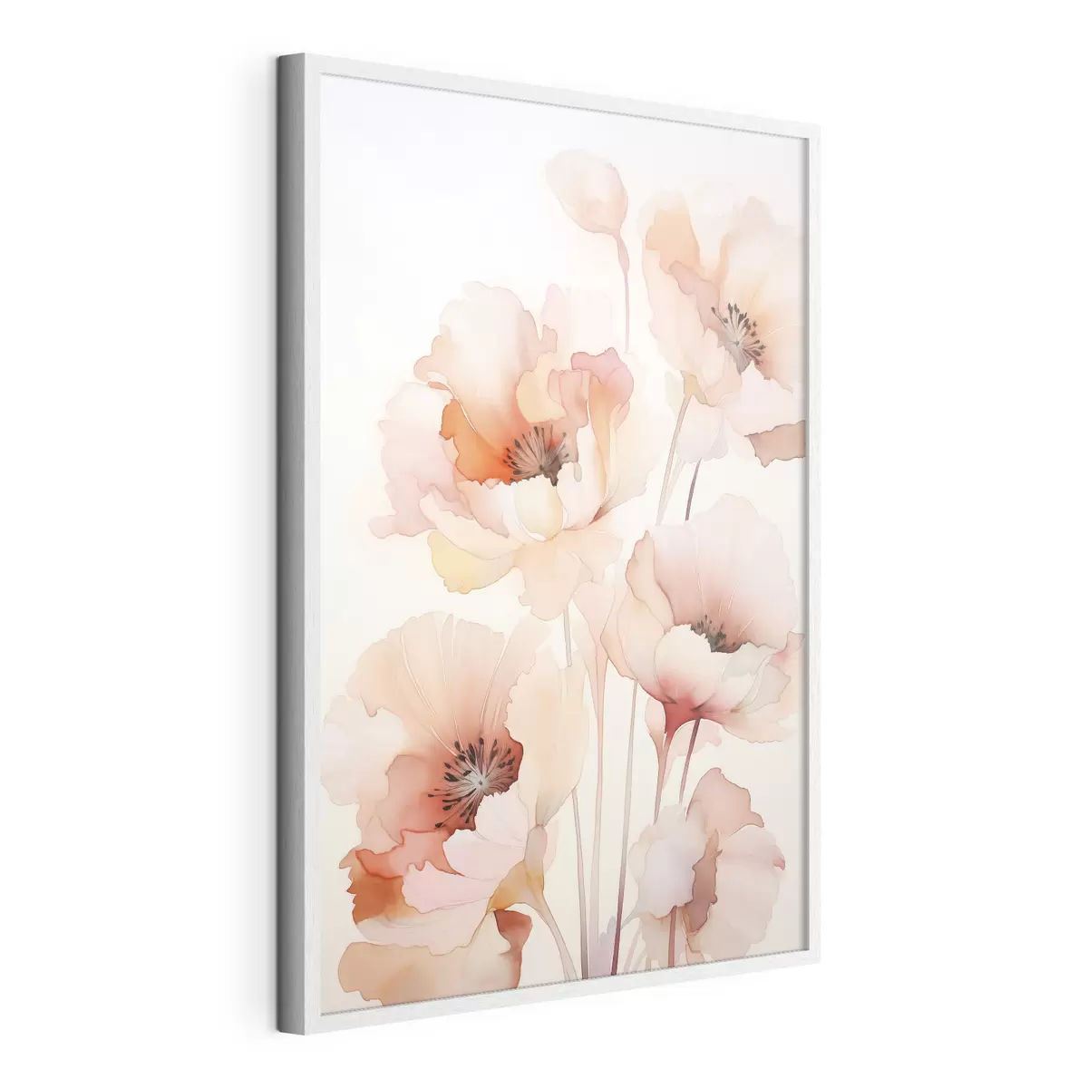 Poster Amapolas imitación acuarela f45760