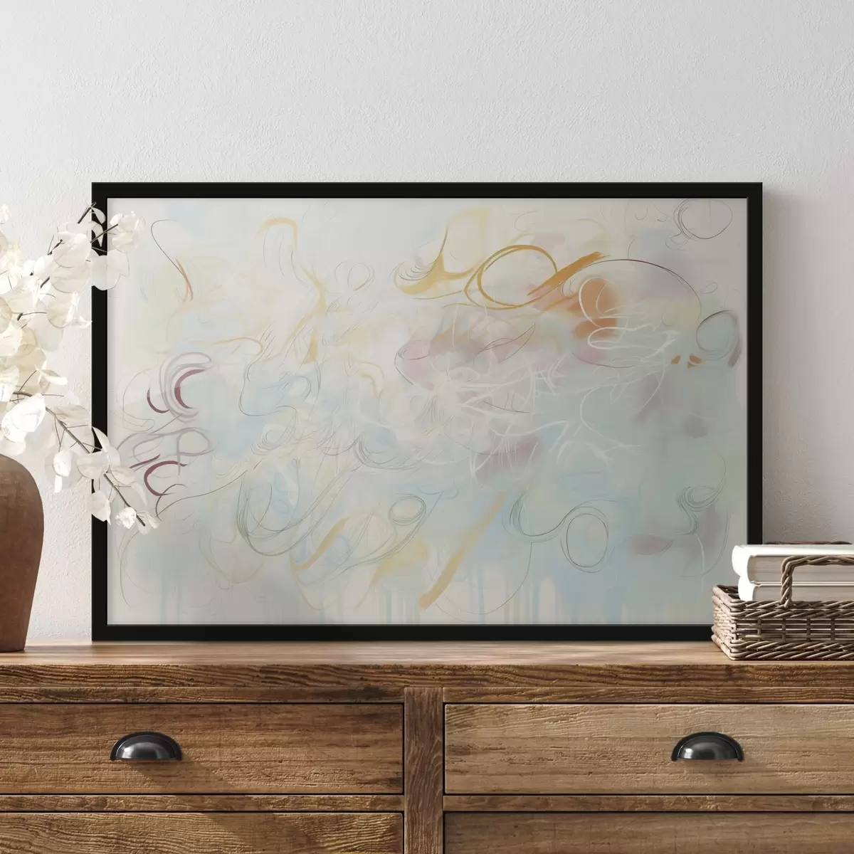 Poster Abstracción con garabatos f45772