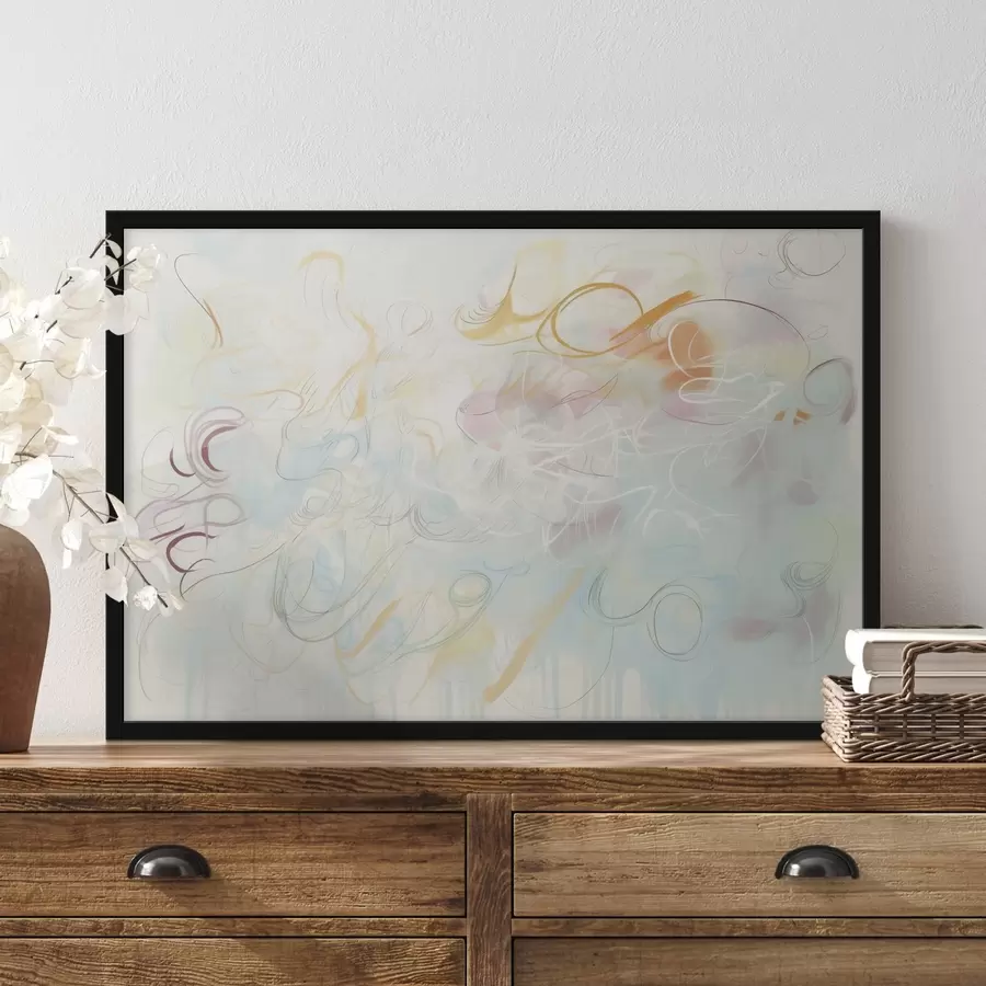 murales de pared Abstracción con garabatos f45772