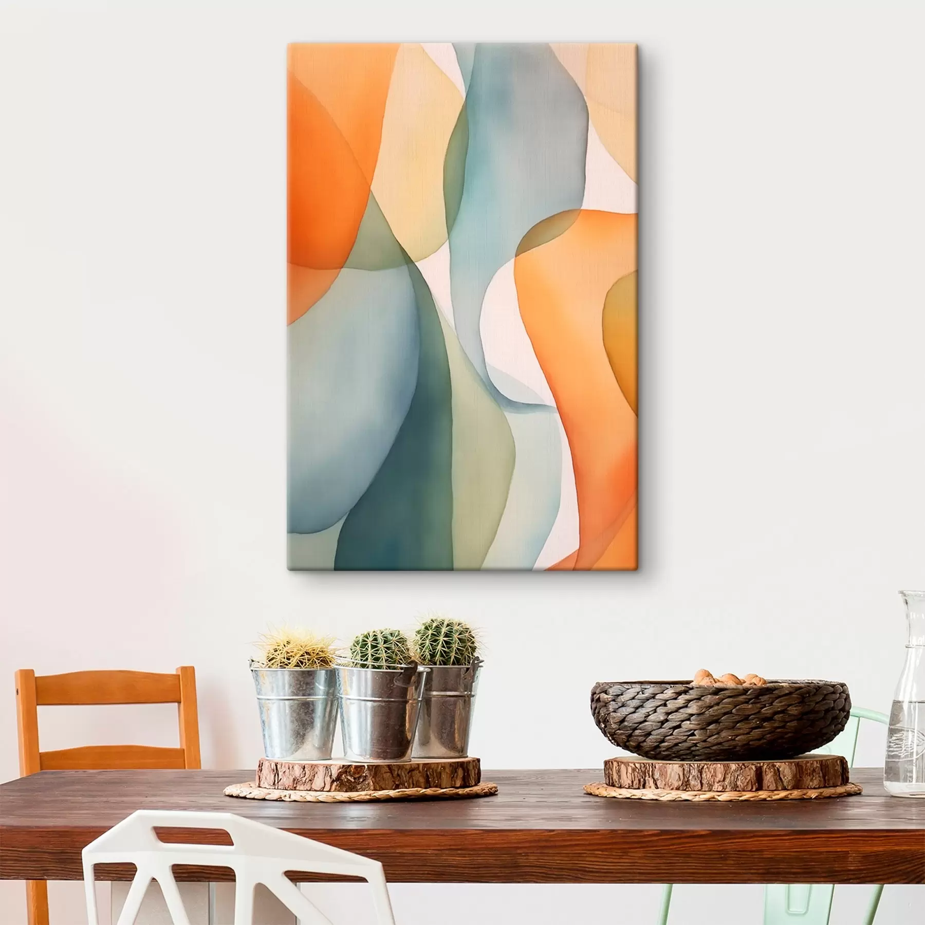 murales de pared Ondas abstractas s45786