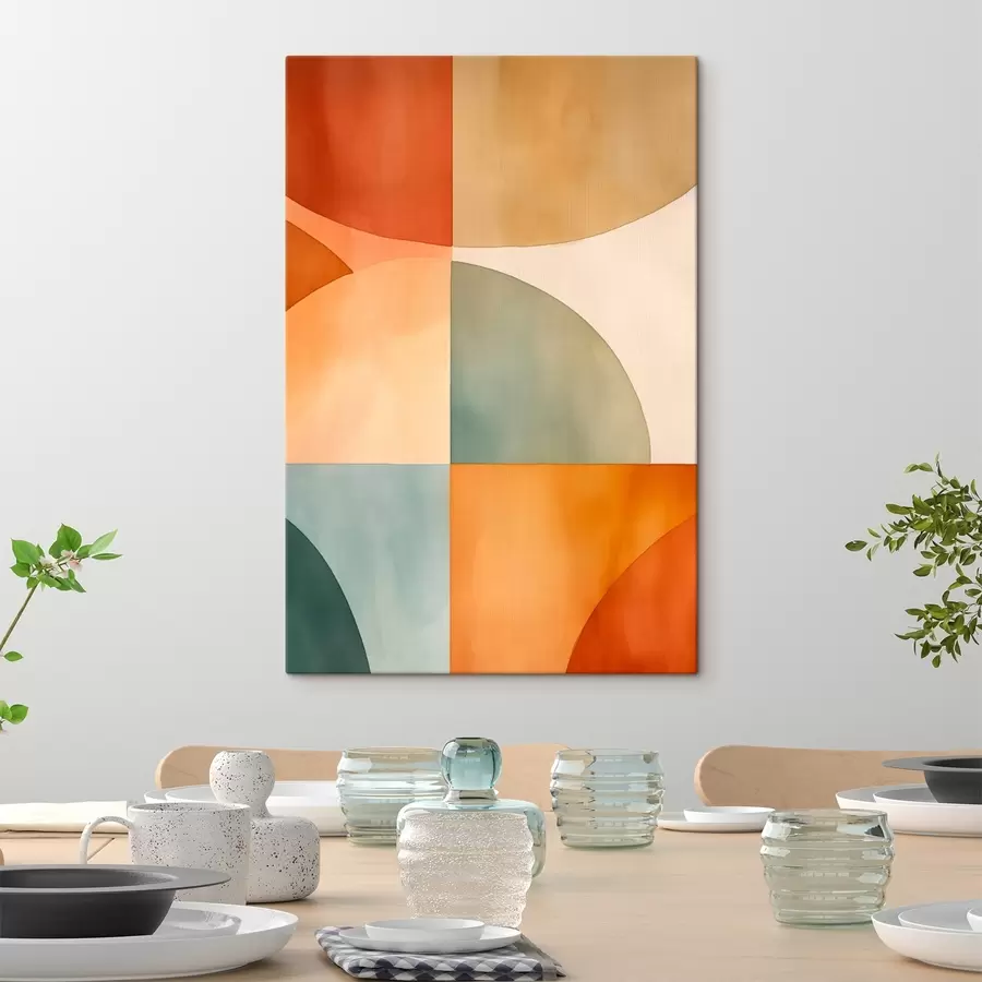 murales de pared Círculos abstractos geométricos s45793