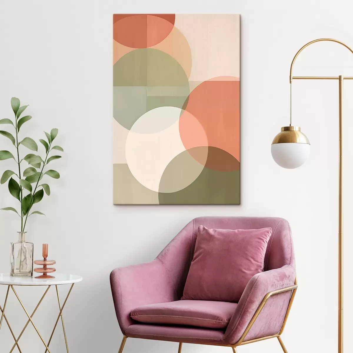 murales de pared Grandes círculos abstractos s45795