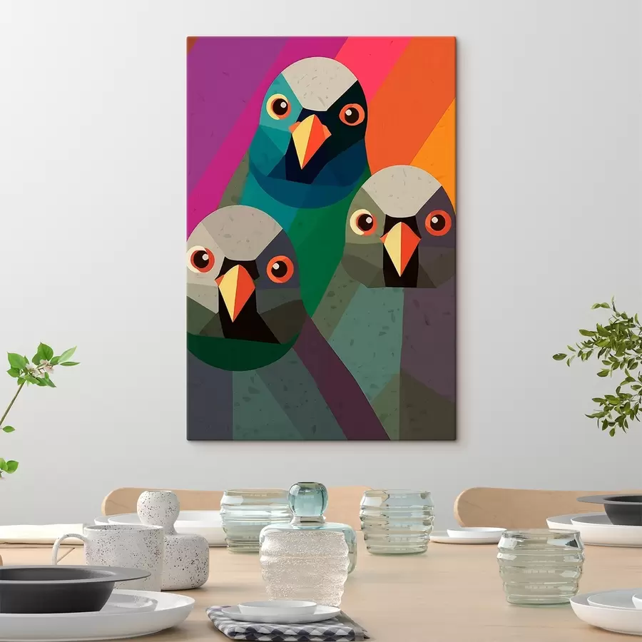 murales de pared Tres palomas s45799