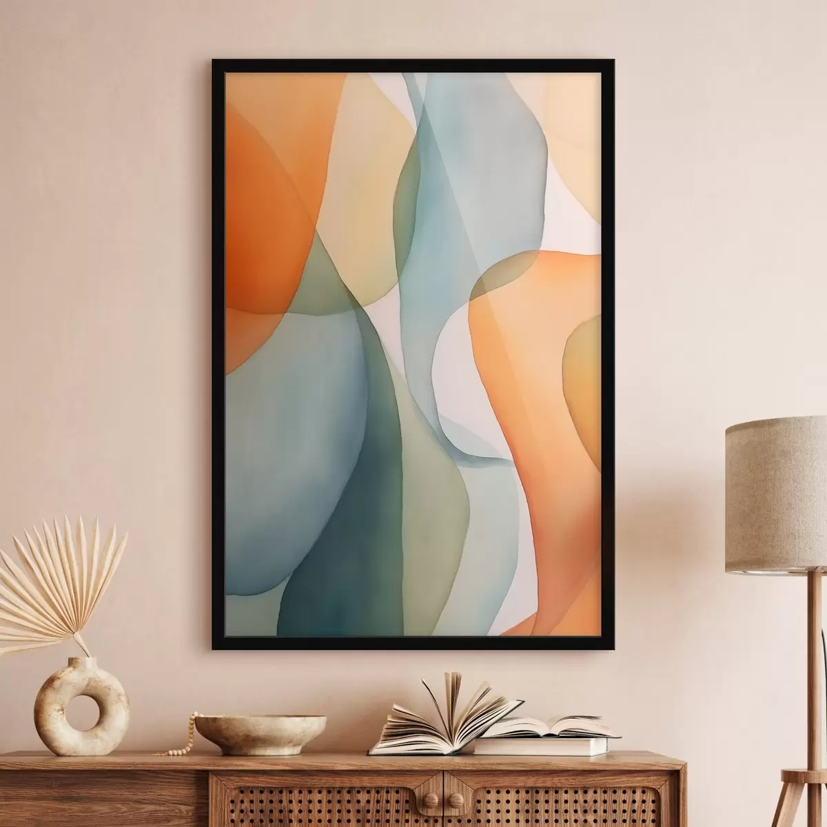 Poster Ondas abstractas f45786