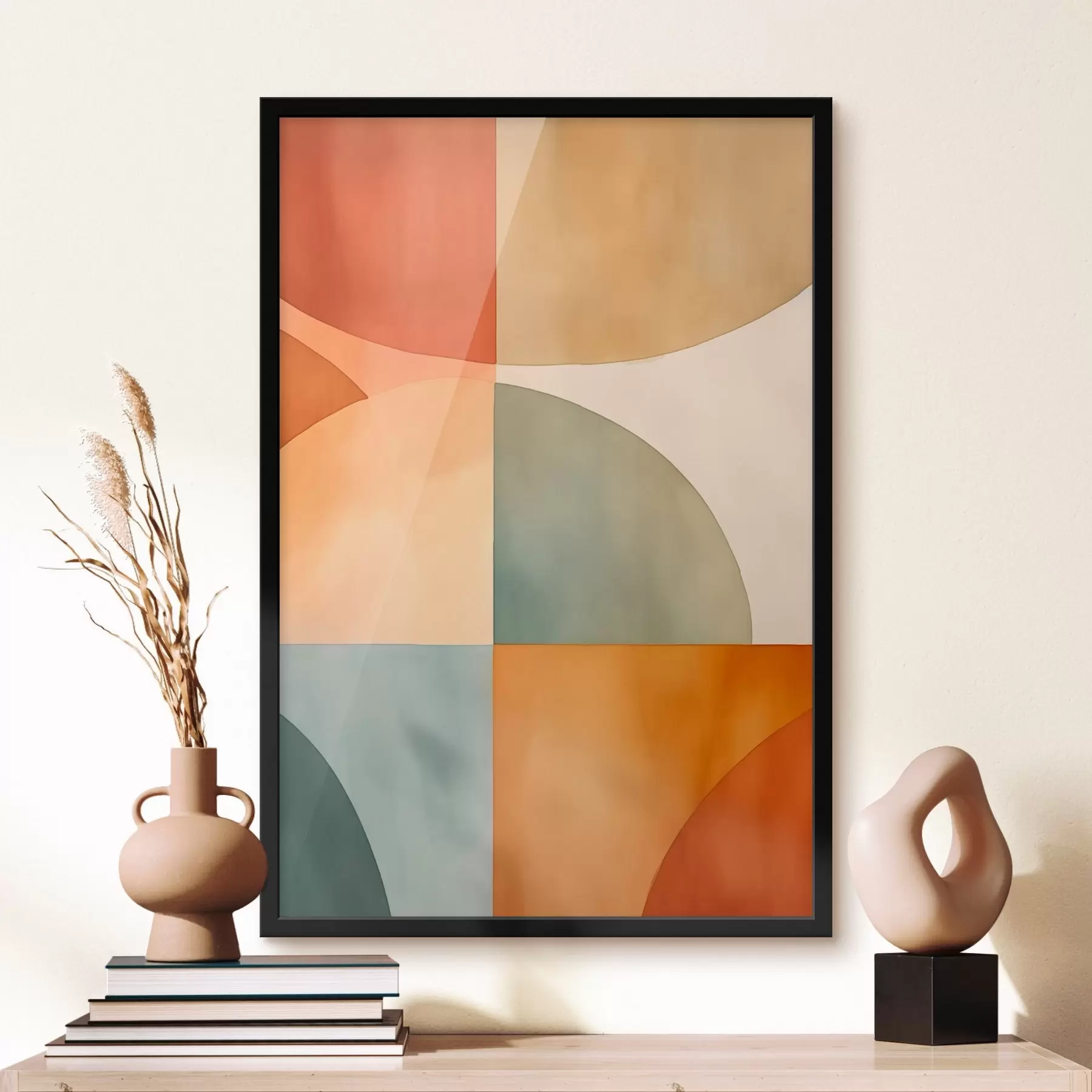 murales de pared Círculos abstractos geométricos f45793