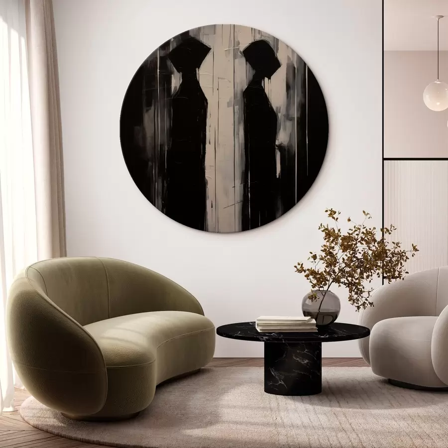 murales de pared Dos siluetas r45788