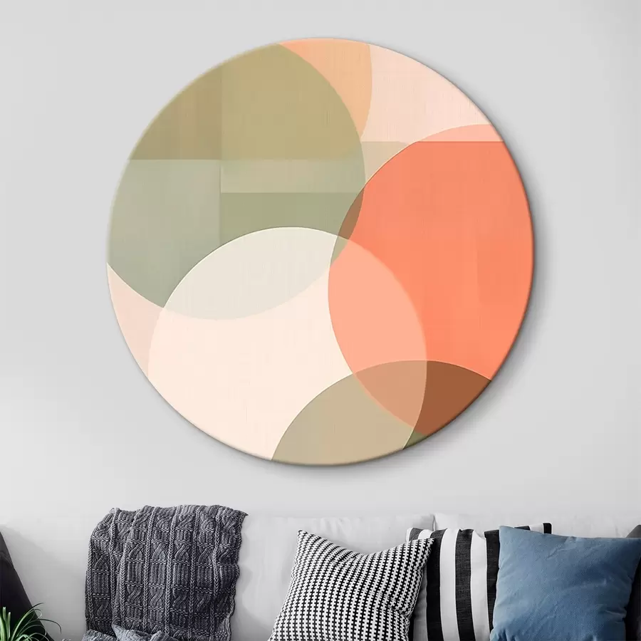 murales de pared Grandes círculos abstractos r45795