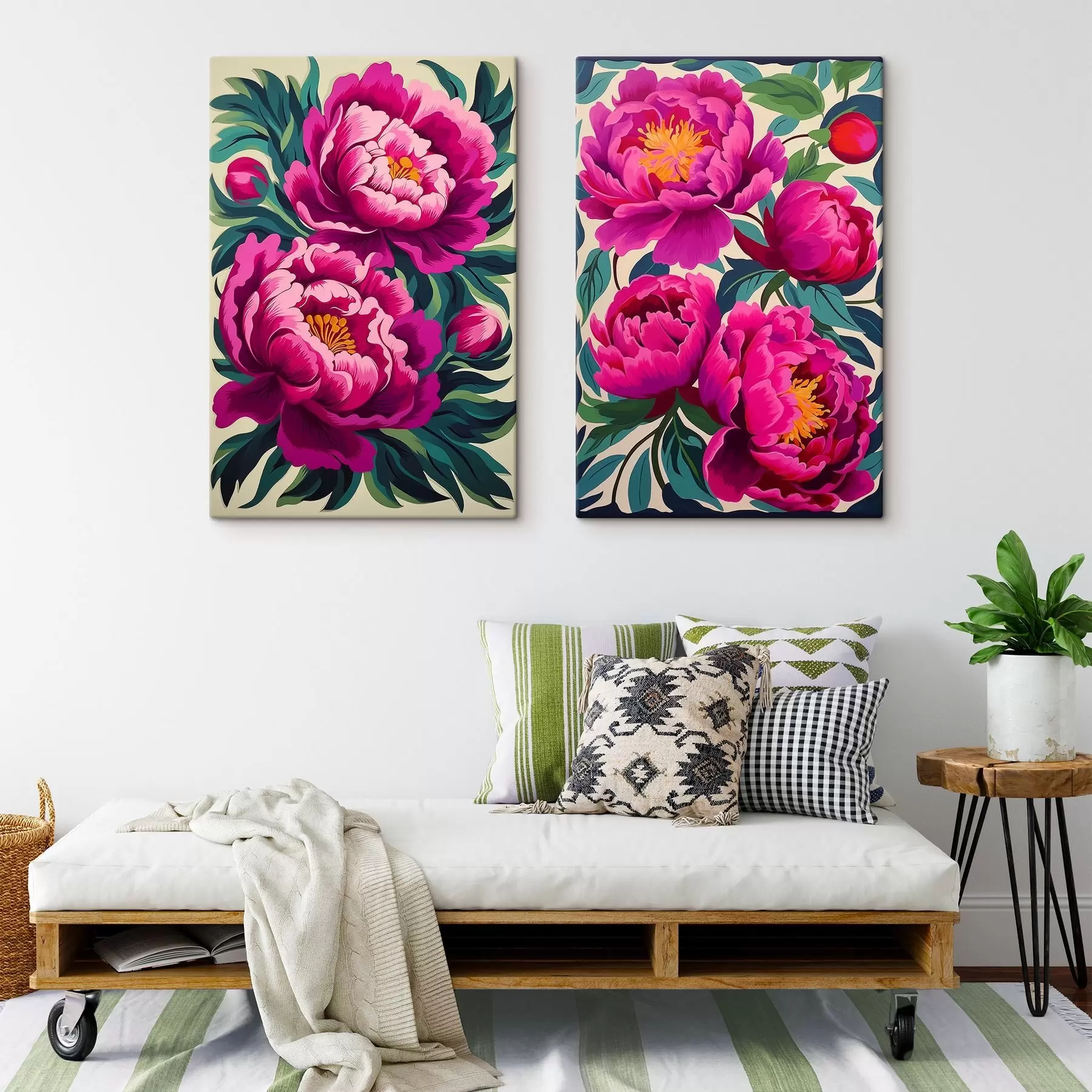 murales de pared Peonías m00727