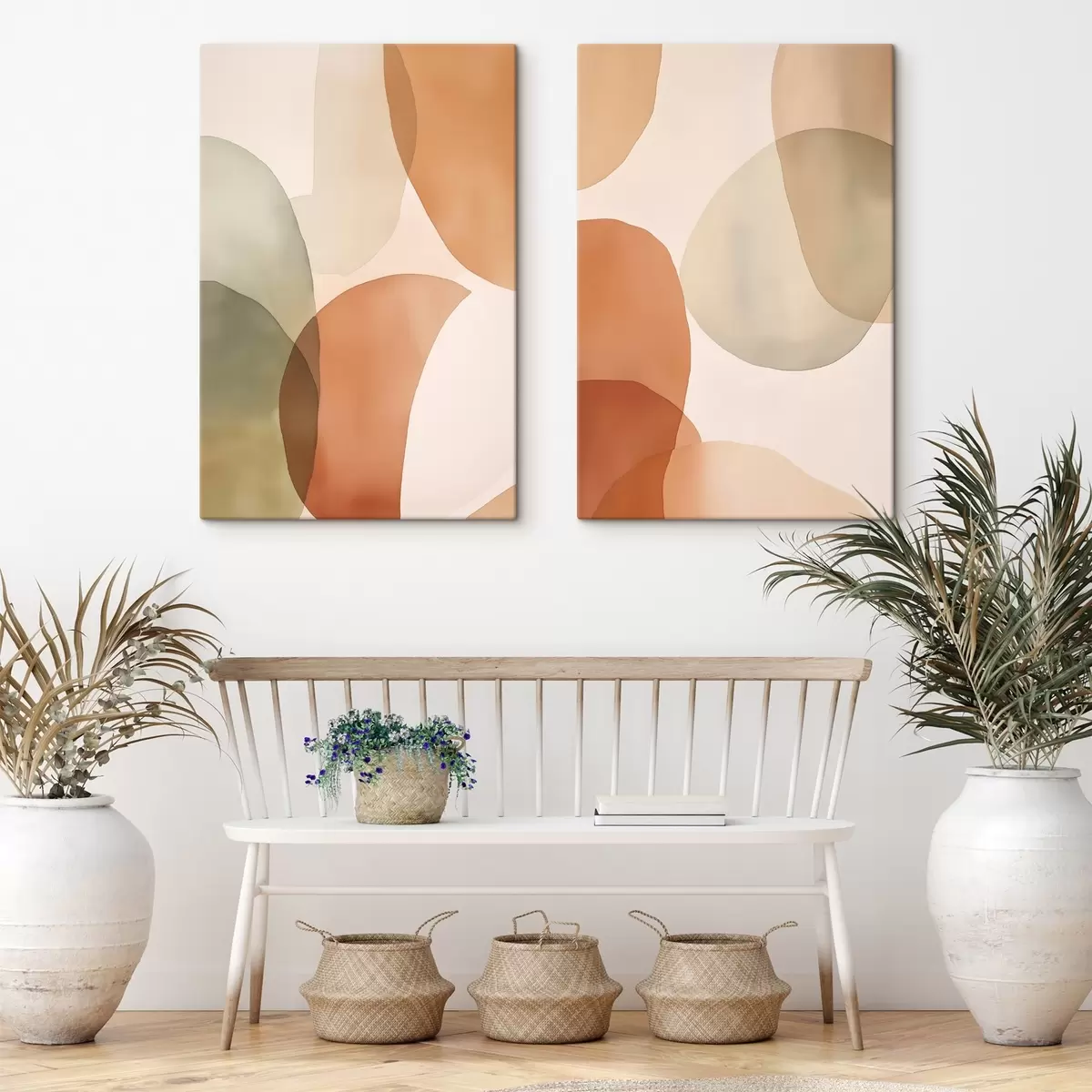 murales de pared Círculos abstractos de colores m00731