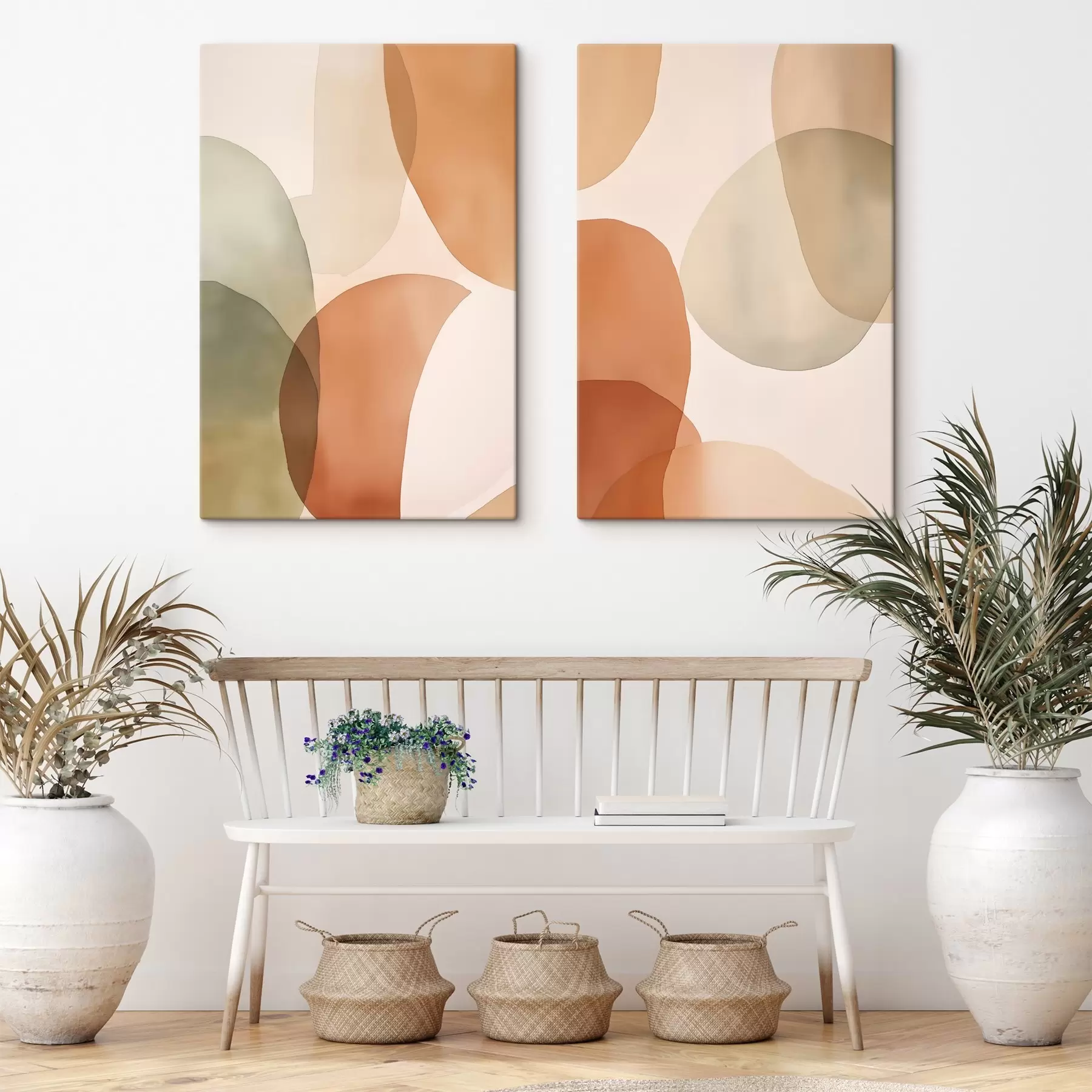 murales de pared Círculos abstractos de colores m00731