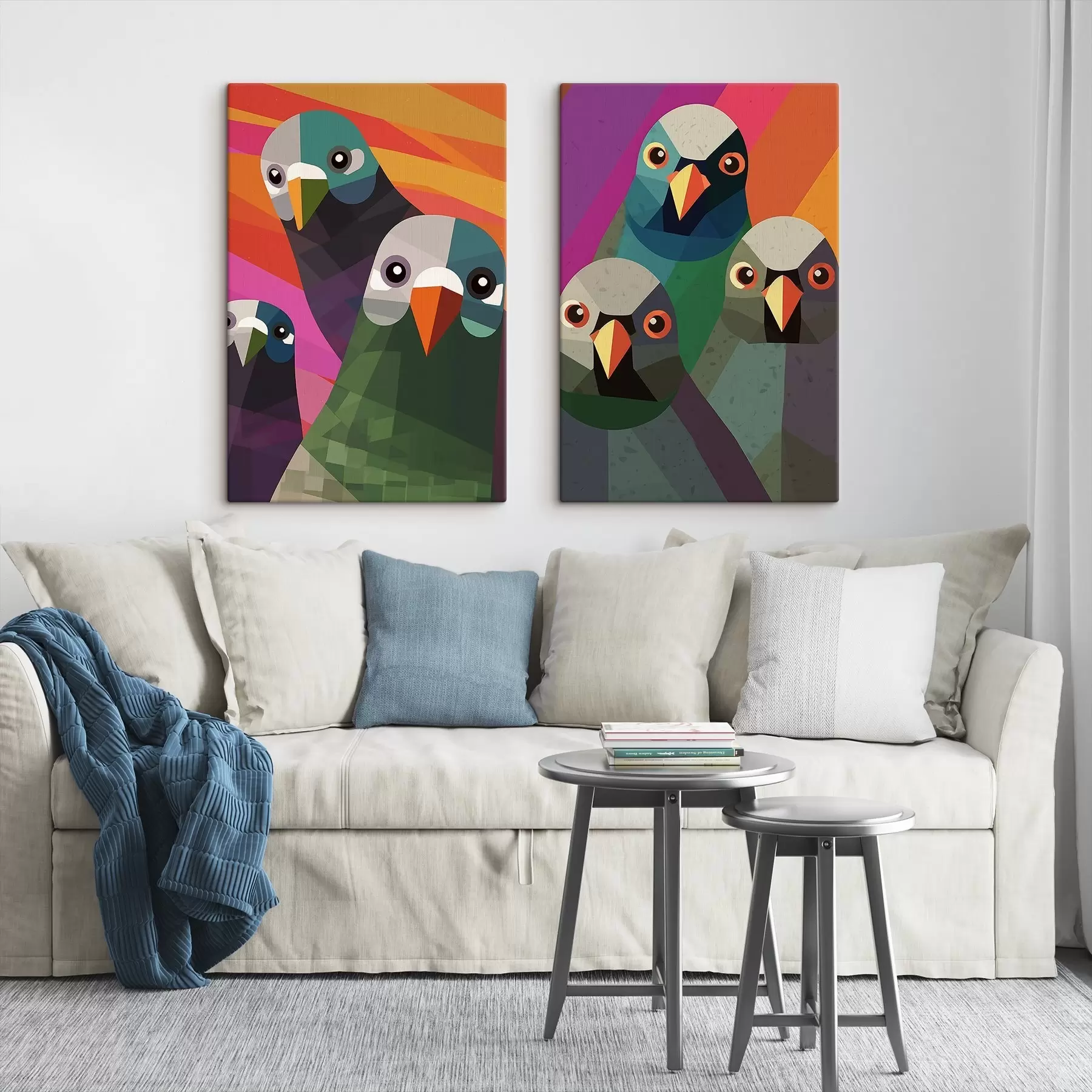 murales de pared Palomas m00735