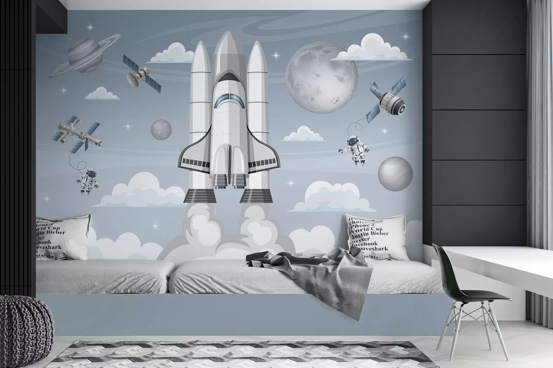 murales de pared Viajes espaciales w04197