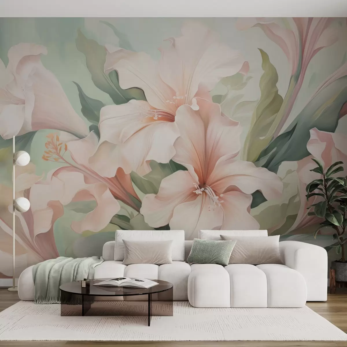murales de pared Flores en flor w04531