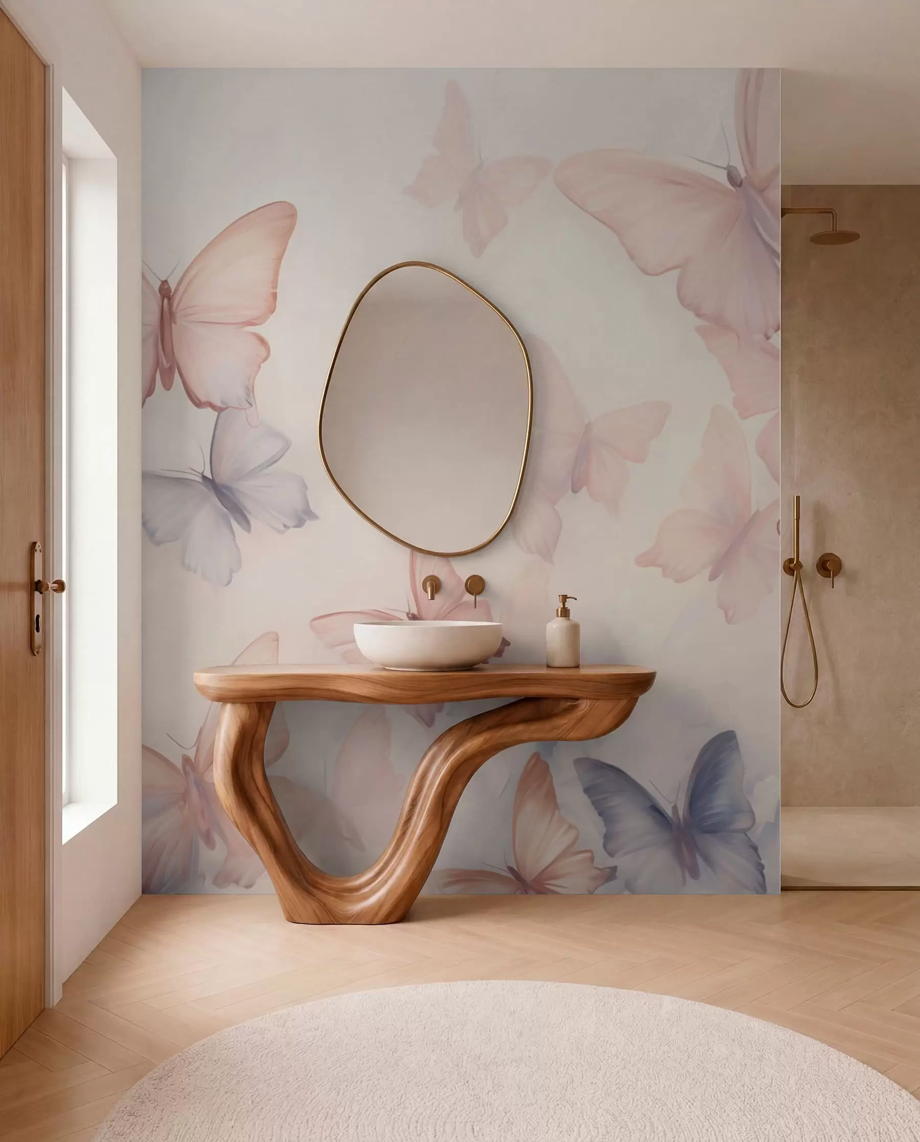 murales de pared Alas pastel w04534