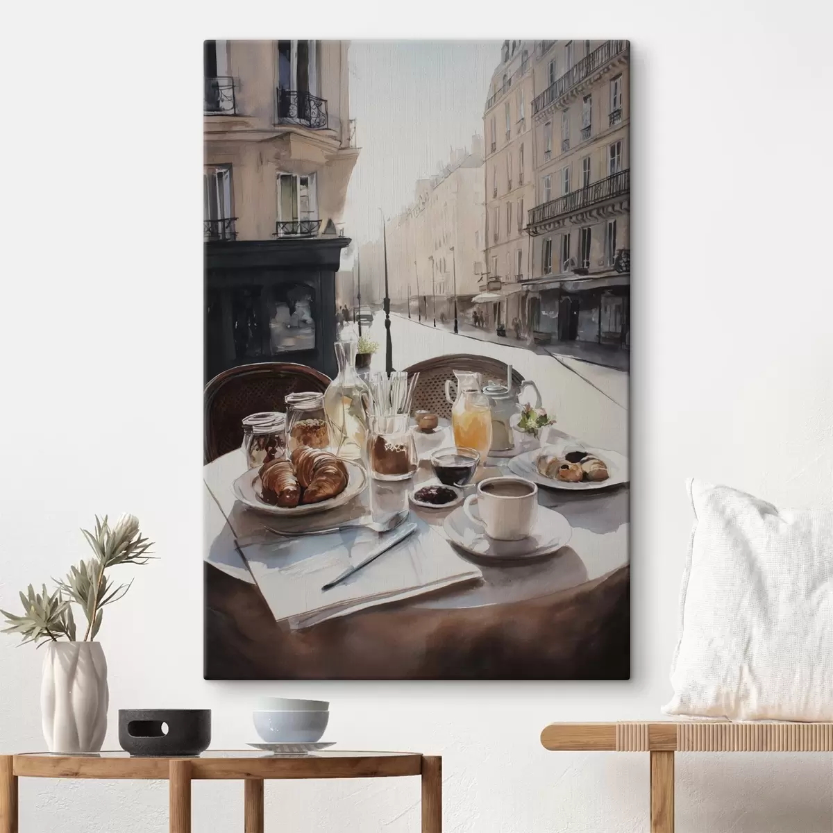 murales de pared desayuno en París s45725