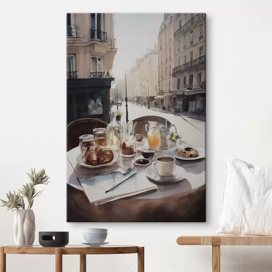 murales de pared desayuno en París s45725