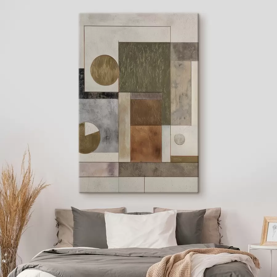 murales de pared geometría abstracta moderna s45729