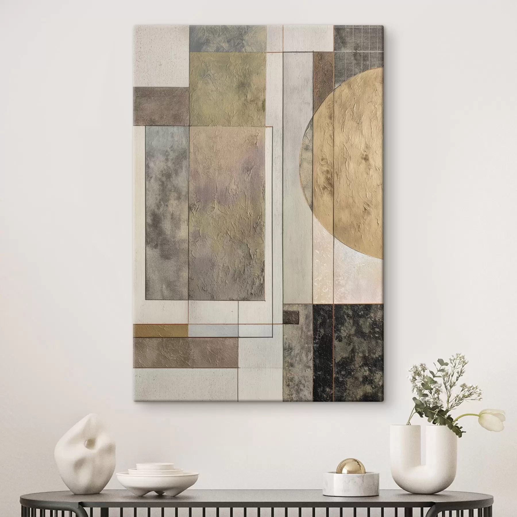 murales de pared geometría abstracta moderna s45730