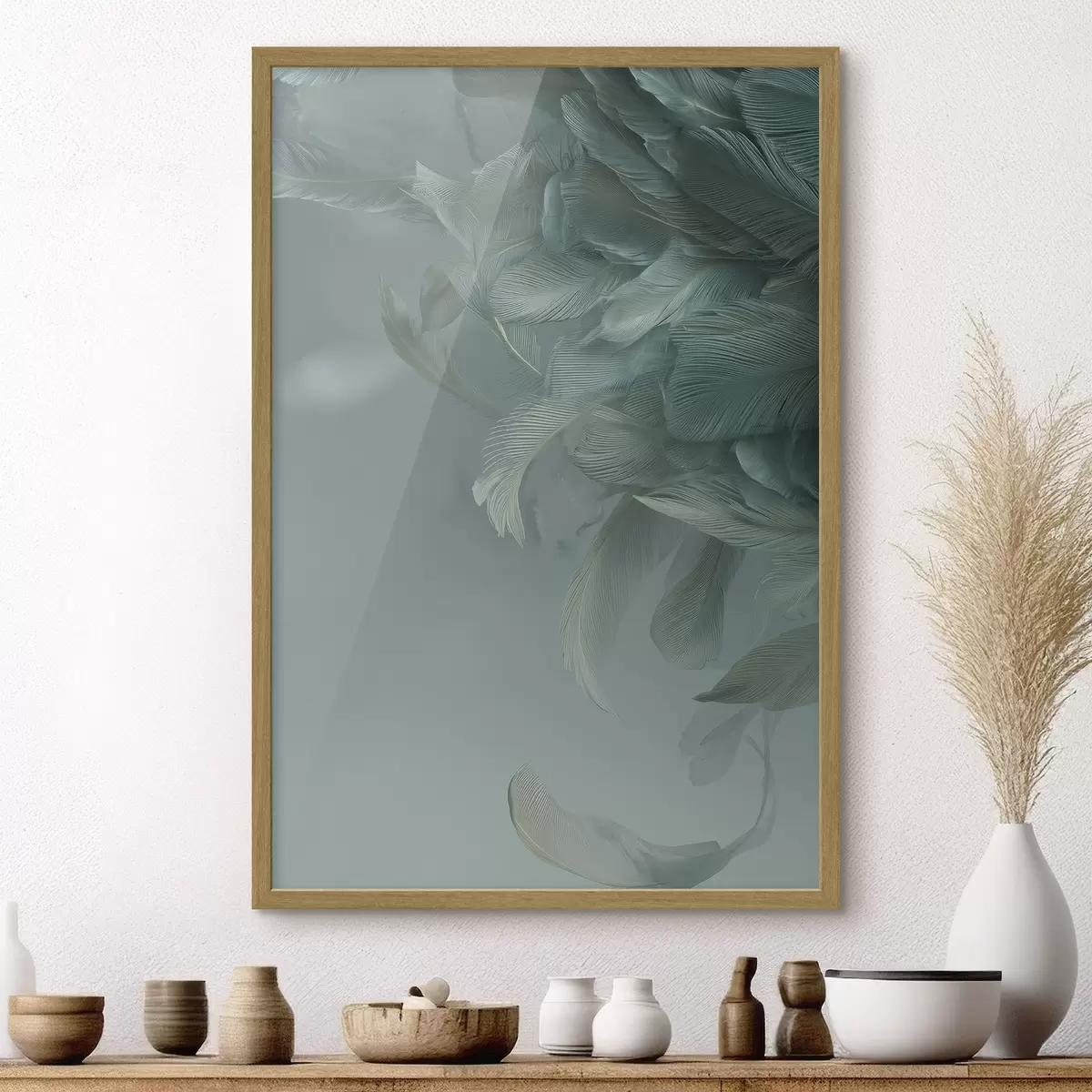 Poster Plumas y vuelo f45708