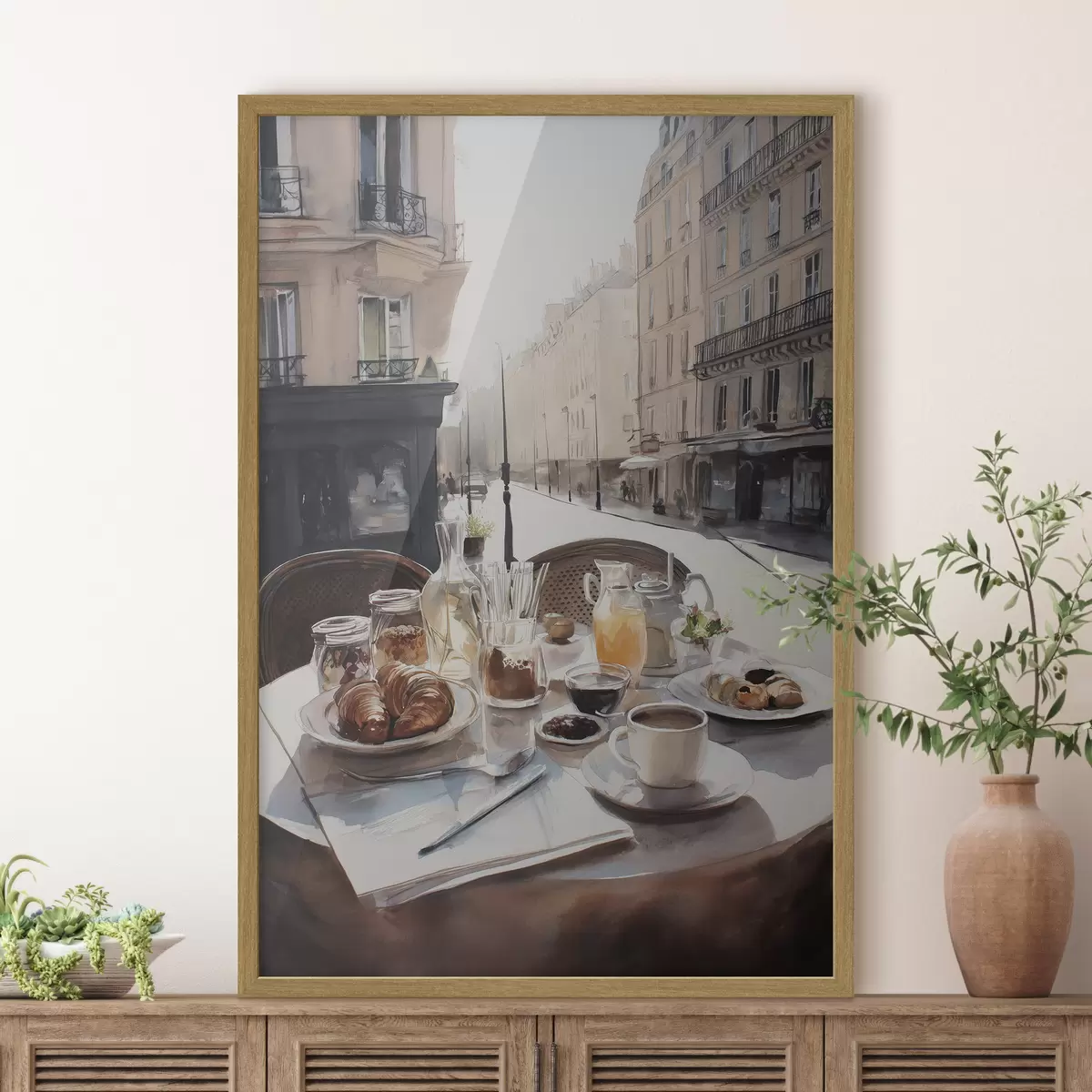 Poster desayuno en París f45725