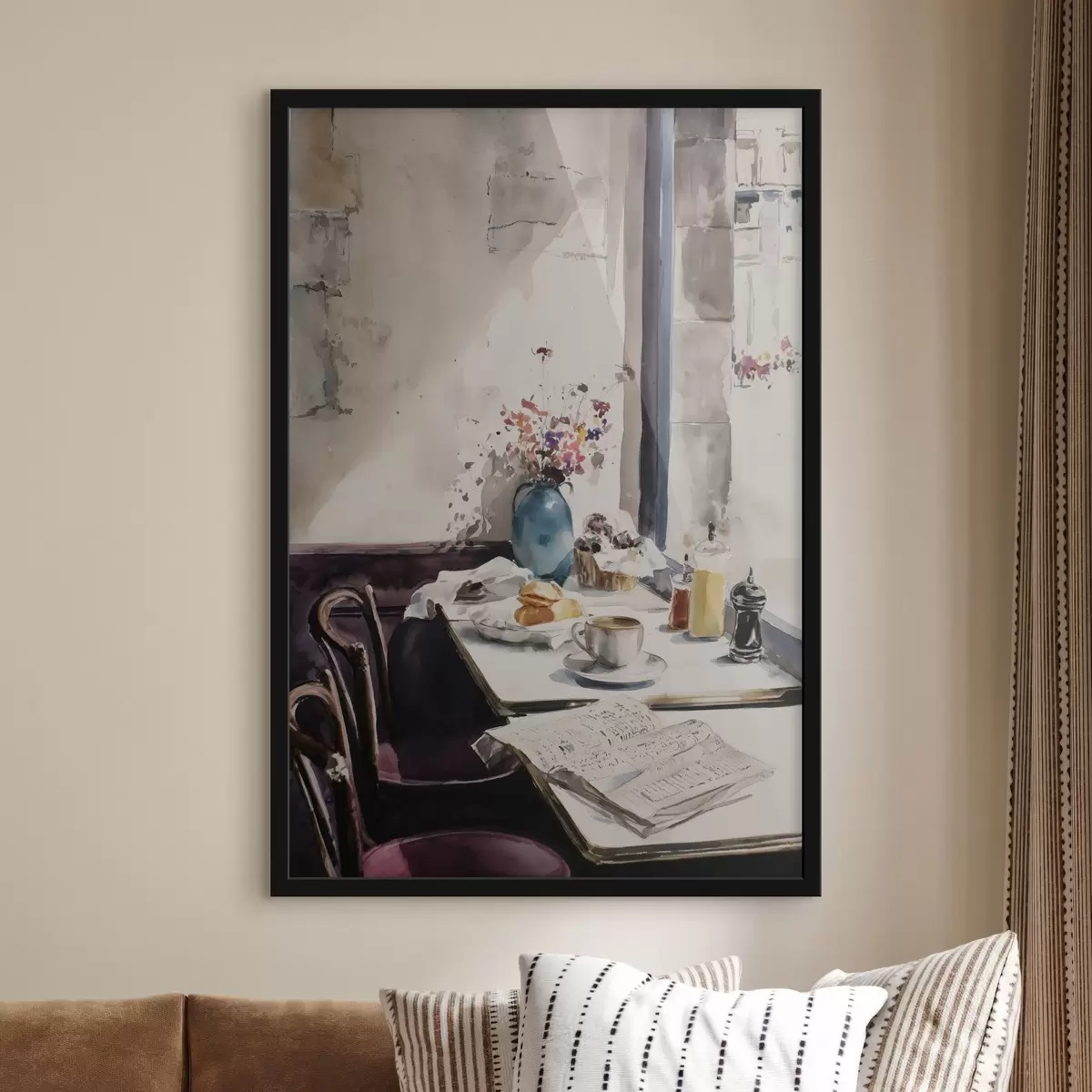 Poster desayuno en París f45726