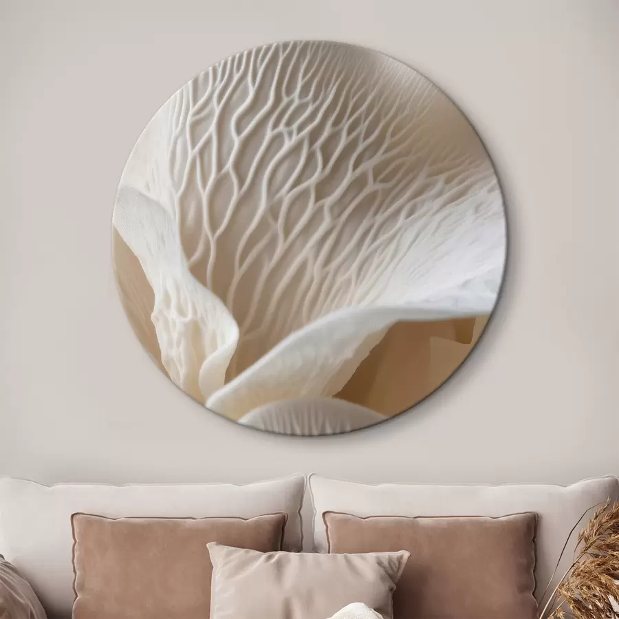 murales de pared pétalos con vetas en tonos beige r45704