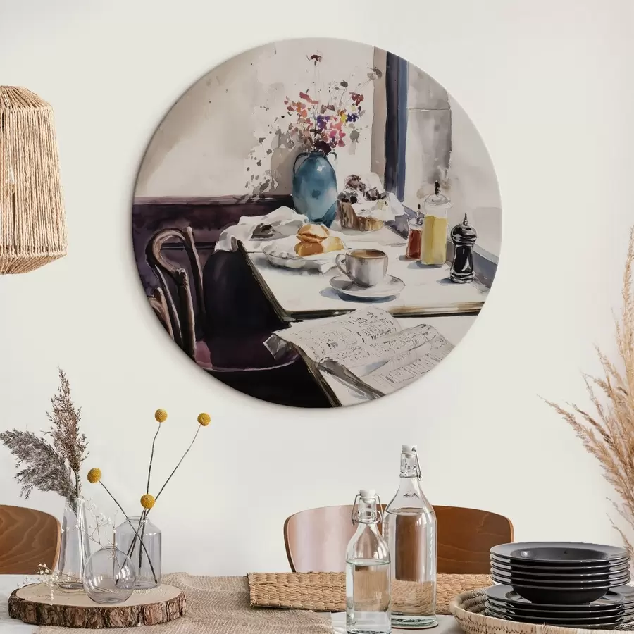 murales de pared desayuno en París r45726