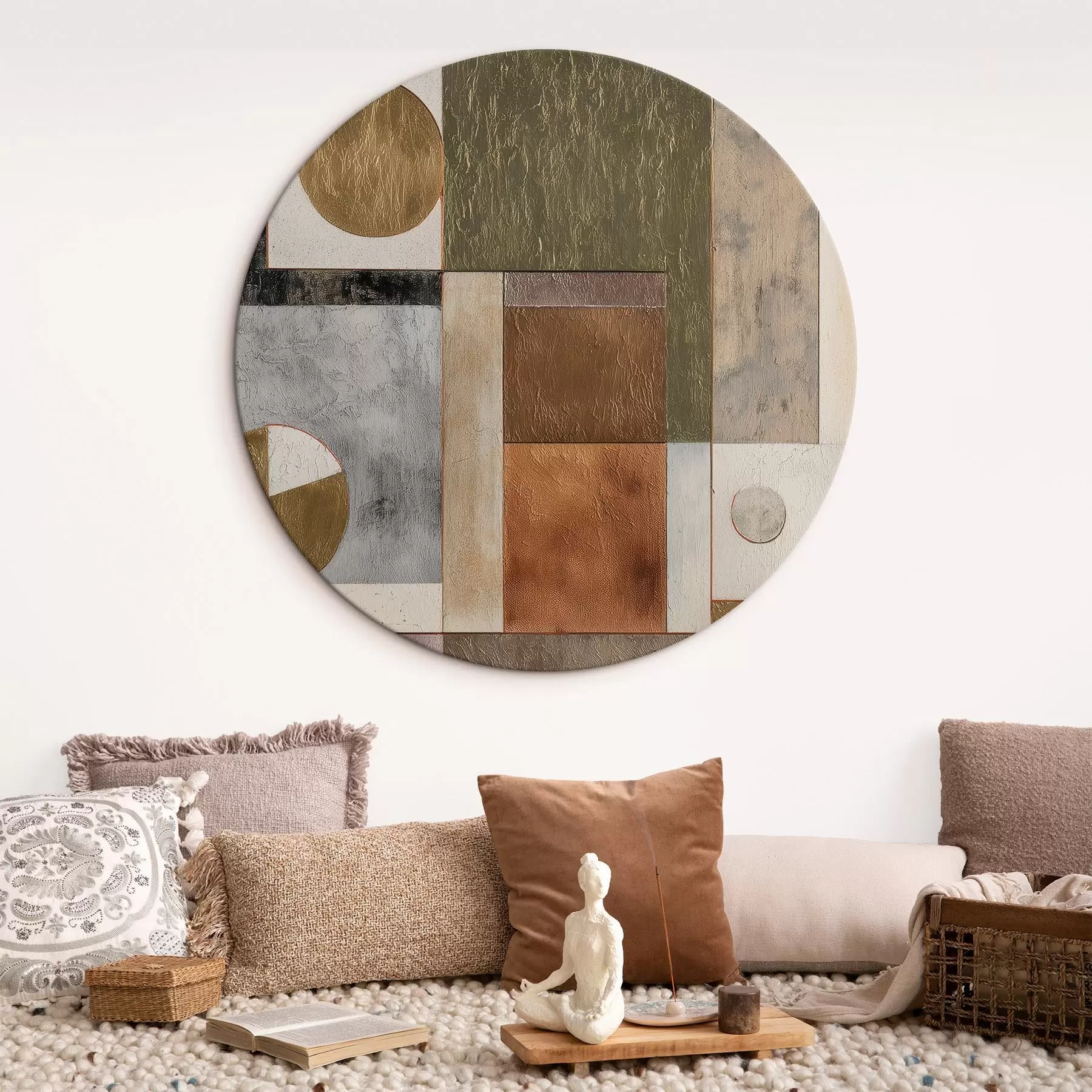 murales de pared geometría abstracta moderna r45729