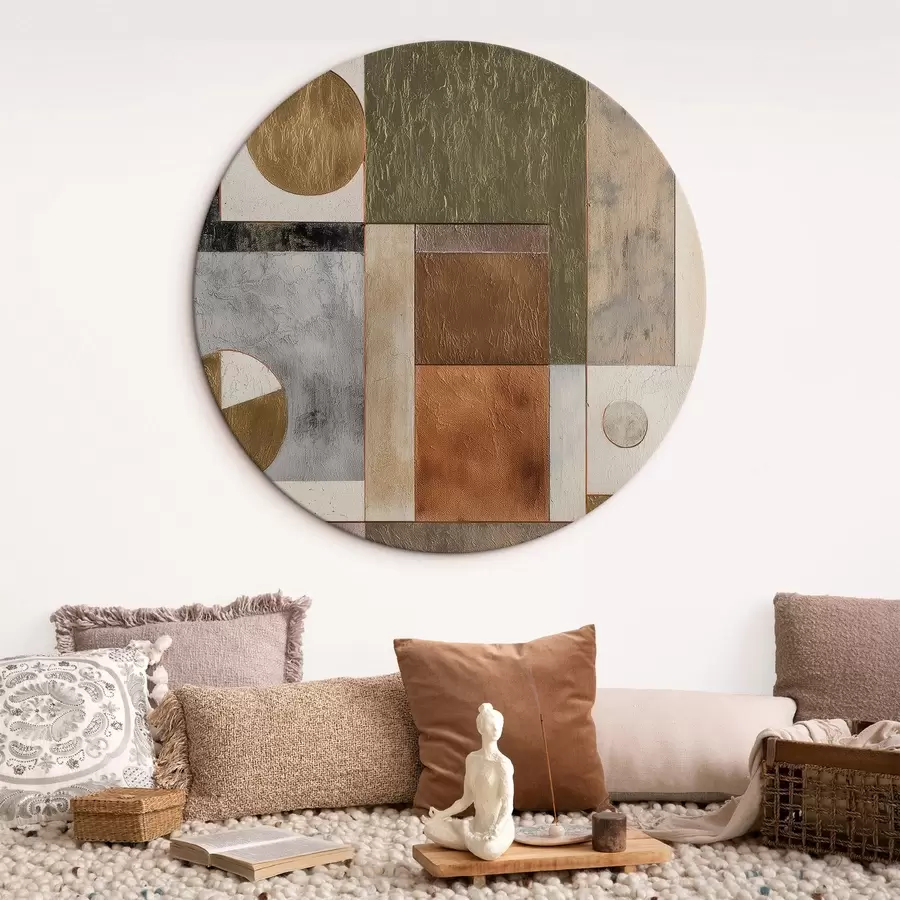 murales de pared geometría abstracta moderna r45729