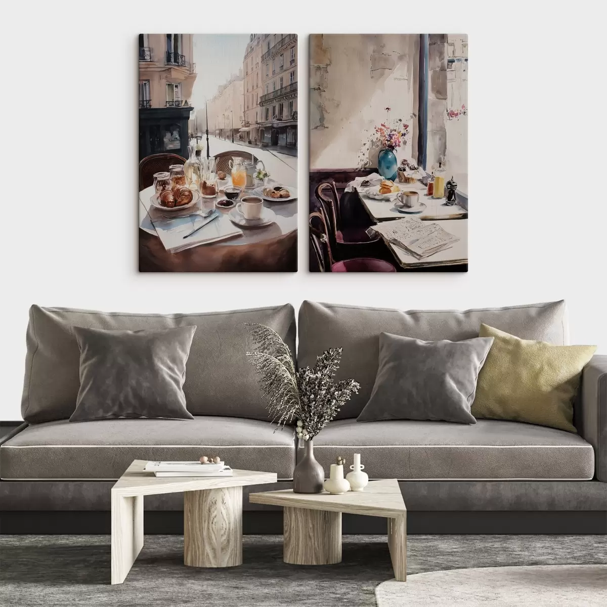 murales de pared desayuno en París m00736