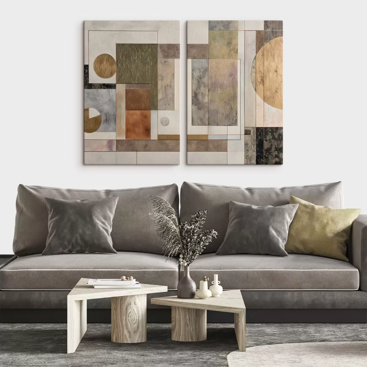 murales de pared geometría abstracta moderna m00738