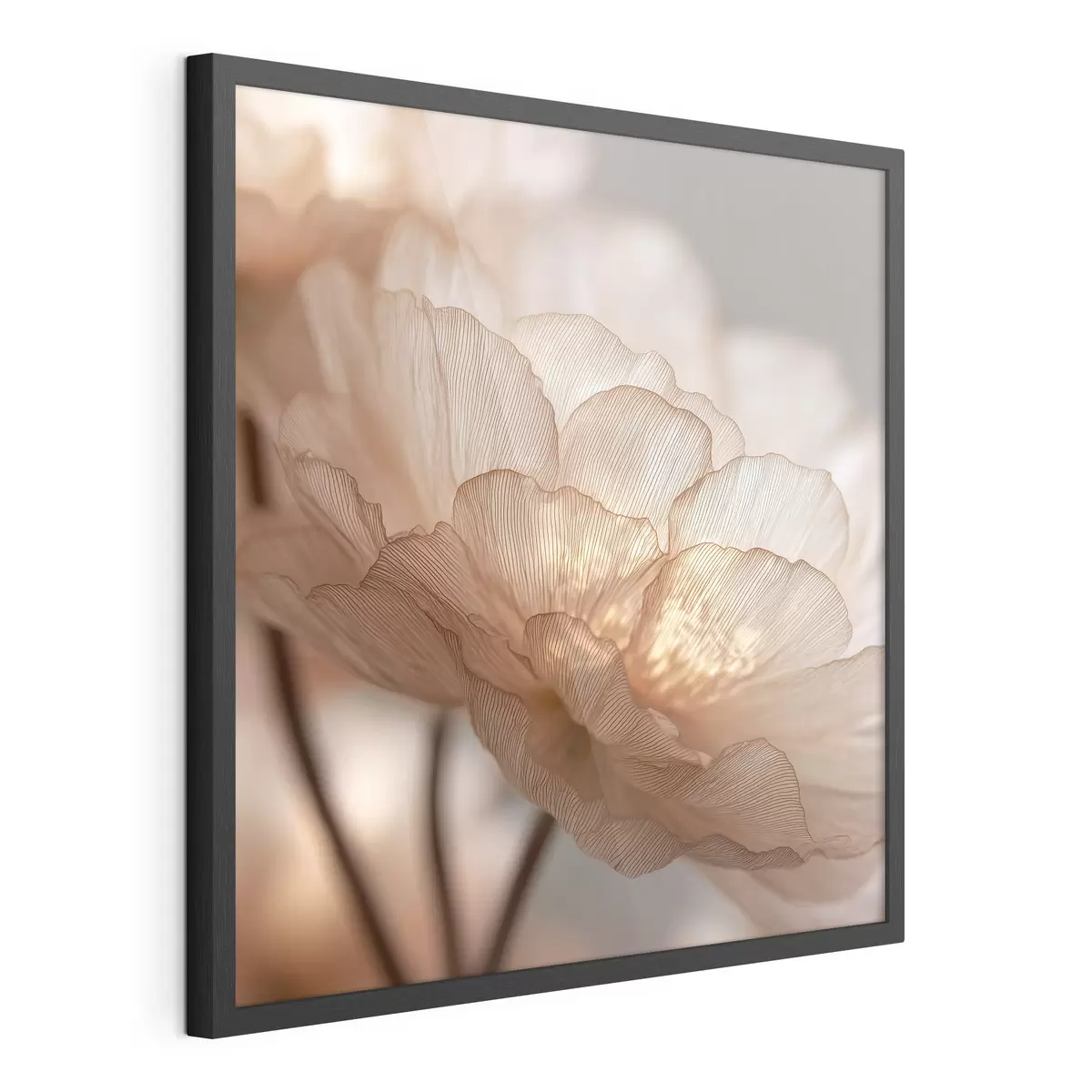 Poster Delicada flor con un brillo intenso f45822