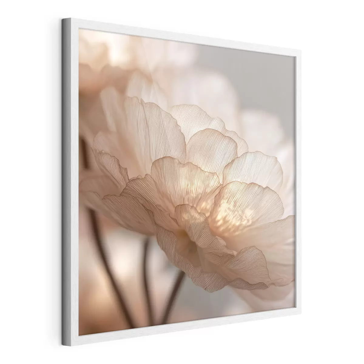 Poster Delicada flor con un brillo intenso f45822