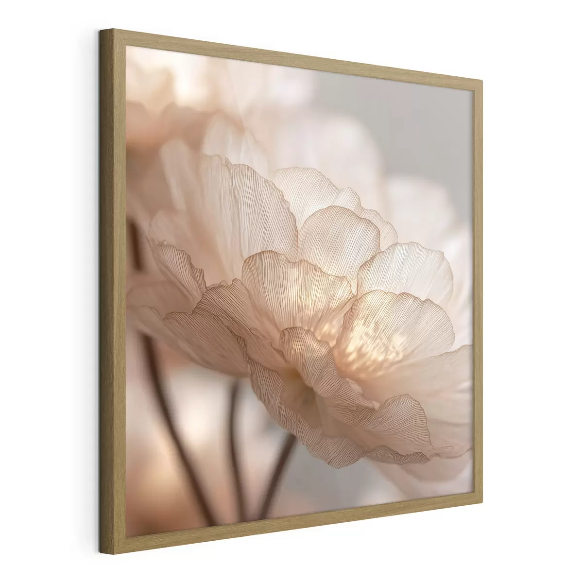 Poster Delicada flor con un brillo intenso f45822